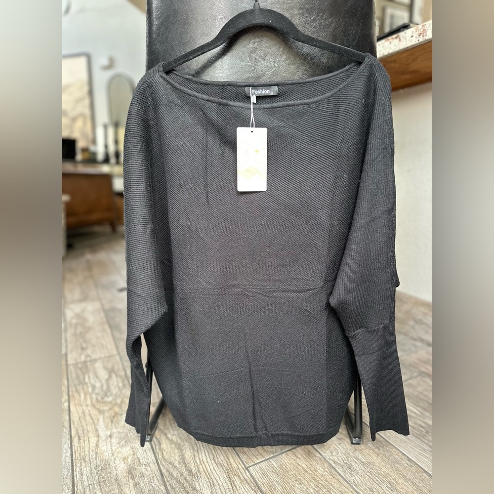 Black Long Sleeve Top